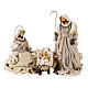 Holy Family 36 cm 3 pieces beige cloth s1