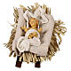 Holy Family 36 cm 3 pieces beige cloth s2