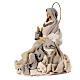 Holy Family 36 cm 3 pieces beige cloth s6