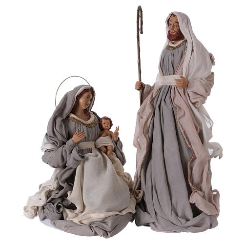 Holy Family 67 cm 2 pieces beige cloth 1