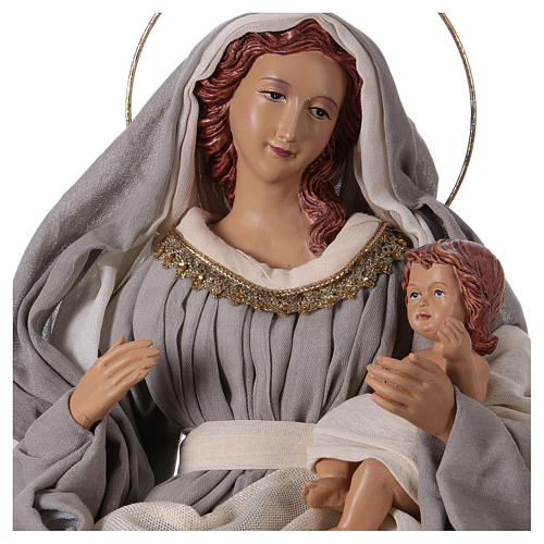 Holy Family 67 cm 2 pieces beige cloth 2