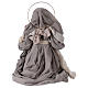 Holy Family 67 cm 2 pieces beige cloth s5
