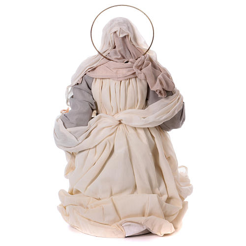 Holy Family 107 cm resin and beige cloth 7