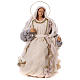 Holy Family 107 cm resin and beige cloth s5