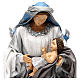 Holy Family silver figurines, Shabby chic style 38 cm s3