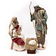 Holy Family with Jesus in cradle, Shabby chic 45 cm s1