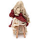 Nativité Enfant Jésus dans berceau 45 cm shabby chic s6