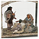 Holy Family in lantern 18 cm, Shabby chic style 40x30x15 cm s2