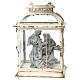Holy Family metal lantern 20 cm, Shabby style 45x25x15 cm s7