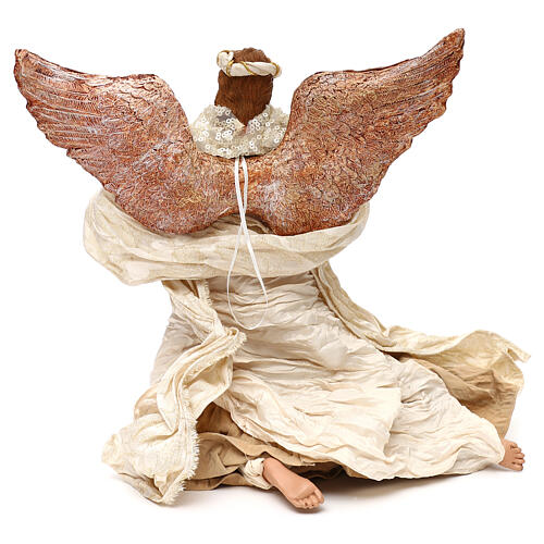 Flying angel with trumpet 60 cm, Shabby chic stlyle 4
