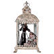 Holy Family scene in lantern 18 cm, 55x25x20 cm s1
