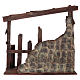Wooden stable, 60x70x30 dimension for 50 cm nativity s5