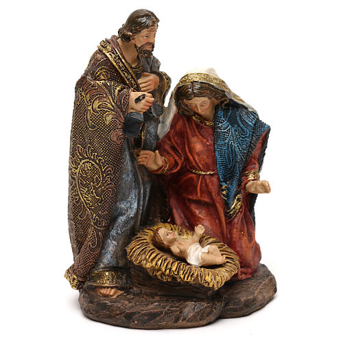 Holy Family Nativity in resin, for 14 cm scene 3