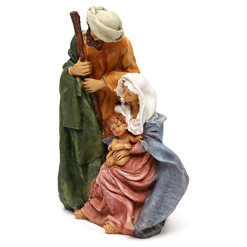 Arab style Holy Family in resin for Nativity scenes of 25 cm 3