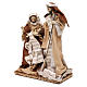 Nativity Arab style with beige fabric 22 cm s3