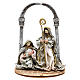 Natività con arco per presepi di 18 cm s1