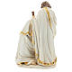 Cena Natividade resina acabamento cor de marfim para presépio com figuras de 19 cm de altura média s5