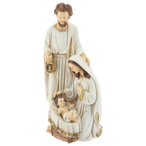 Heilige Familie 2St. Harz elfenbeinfarbig 40cm 3