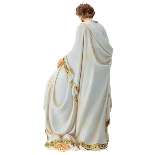 Natività 2 pezzi 40 cm finitura Avorio 10