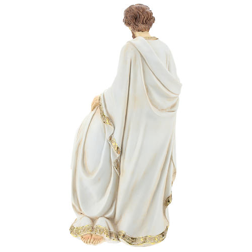 Natividade 2 peças acabamento cor de marfim para presépio com figuras de 40 cm de altura média 5