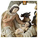 Nativity scene with stable 20 cm resin s2