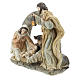 Nativity scene with stable 20 cm resin s3
