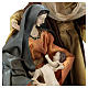 Natividad de resina tela 31 cm Brown s2