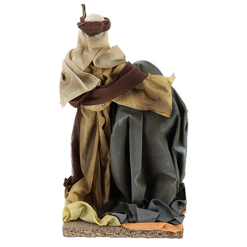 Holy Family In Resin Cloth 31 Cm Brown Finishing | Online Sales On ...