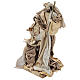 Heilige Familie Harz und Stoff 31cm Gold s3