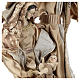 Nativity 31 cm resin and fabric Gold finish s2