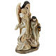 Holy Family with angel 23 cm resin s4