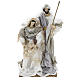 Sagrada Família 30 cm resina e tecido branco s1