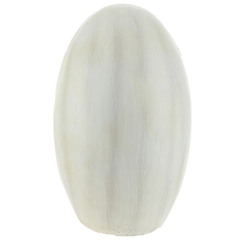 Nativité sur fond ovale 23 cm résine 5