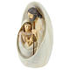 Holy Family with oval background 23 cm resin s3