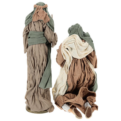 Geburt von Jesus Figuren aus Harz mit Gaze, 55 cm 5