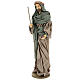 Holy Family set 55 cm, in resin green and brown gauze s3