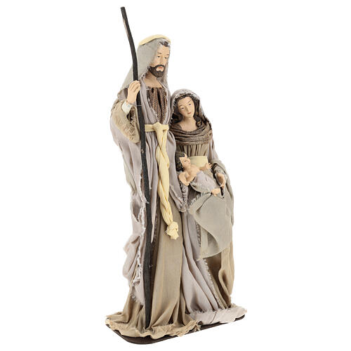 Geburt von Jesus Figuren aus Harz auf Holzbasis Shabby Chic, 60 cm 4