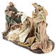 Natividade de Jesus com base figuras em resina altura média 30 cm, largura base 40 cm. s3