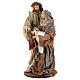 Holy family statue 25 cm, in resin and fabric Shabby Chic s3