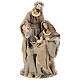 Geburt von Jesus Figuren aus Harz auf Holzbasis in beige, 30 cm s1