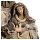 Geburt von Jesus Figuren aus Harz auf Holzbasis in beige, 30 cm s2