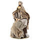 Geburt von Jesus Figuren aus Harz auf Holzbasis in beige, 30 cm s3