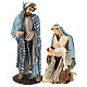 Lifesize Nativity 170 cm in resin and fabric in Shabby Chic style s1