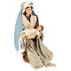 Lifesize Nativity 170 cm in resin and fabric in Shabby Chic style s5