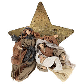 Geburt von Jesus Figuren aus Harz mit Stern, 30 cm