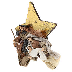 Geburt von Jesus Figuren aus Harz mit Stern, 30 cm
