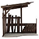 Nativity set in a hut, composed of 8 pieces, Shabby Chic style s5