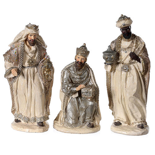 Set mit 6 Figuren Geburt von Jesus aus Harz, 30 cm 3