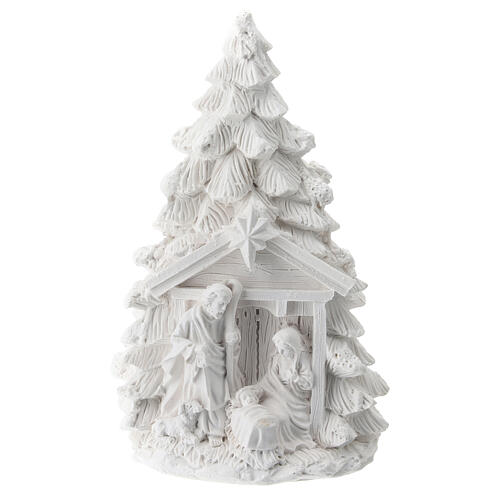 Weihnachtsbaum mit Geburt von Jesus aus Harz, 15 cm 1