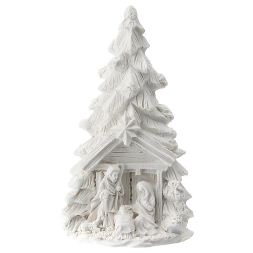 Weihnachtsbaum mit Geburt von Jesus aus Harz, 10 cm 1